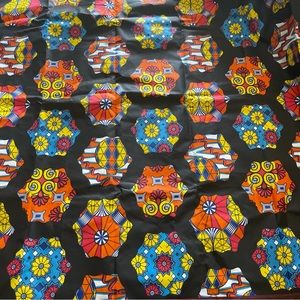 African Print Ankara Multicolor Geometric Floral Poly Print Poly Cotton …